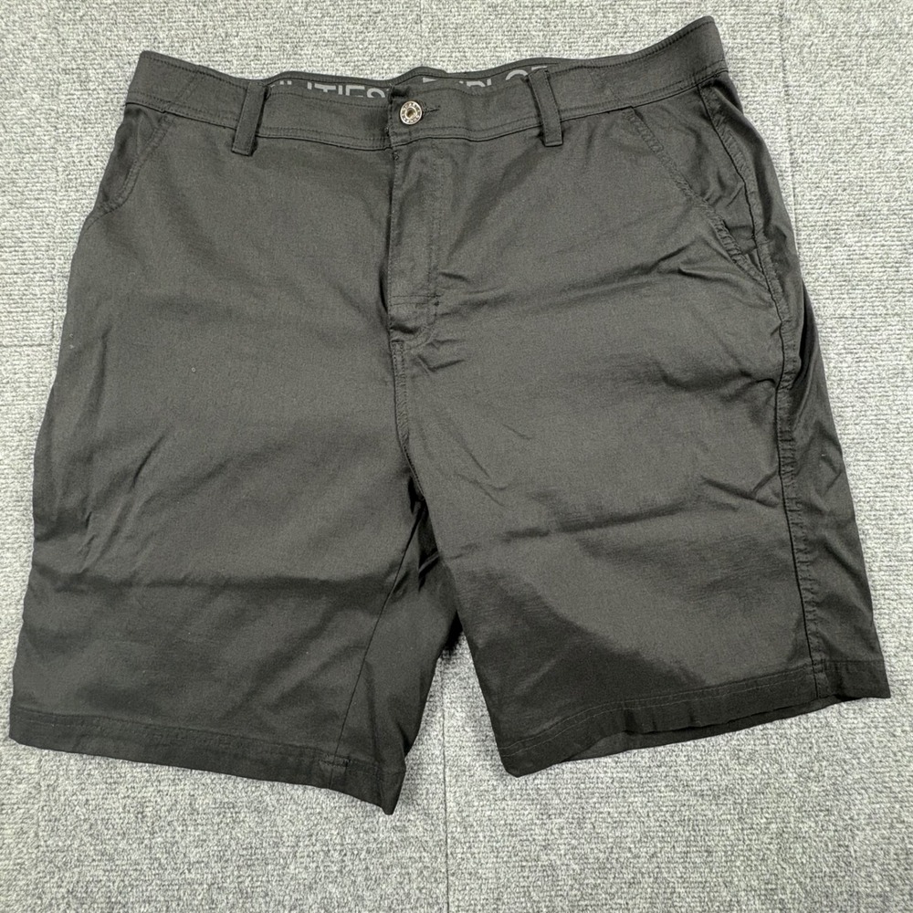 Gerry Mens Venture Shorts Black Stretch Hiking Outdoor Size 38